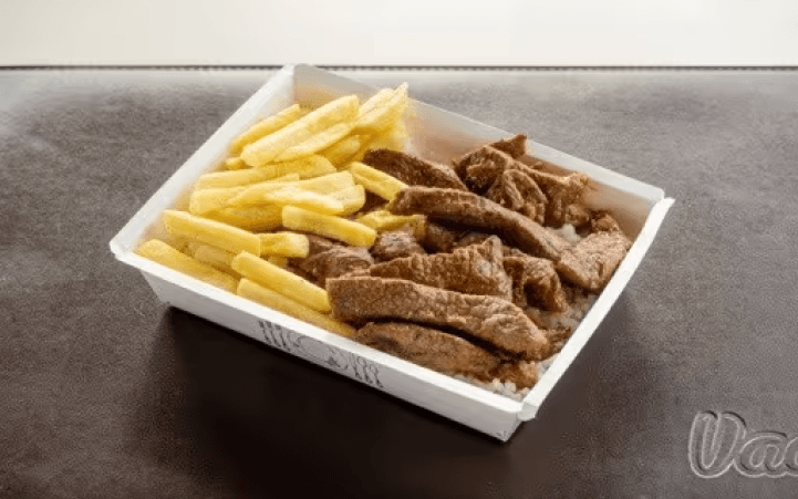 Imagem Contra File em Tiras Com Batata Frita